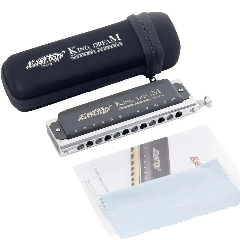 Easttop Chromatic Harmonica T1248K Key C 12 Hole 48 Tone