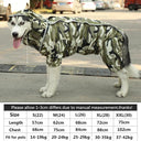 Large Dog Waterproof Raincoat Hooded Jacket Overalls 6XL