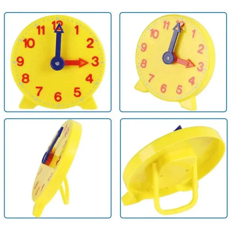 Montessori Clock Colorful Clocks For Fun Preschool Learning