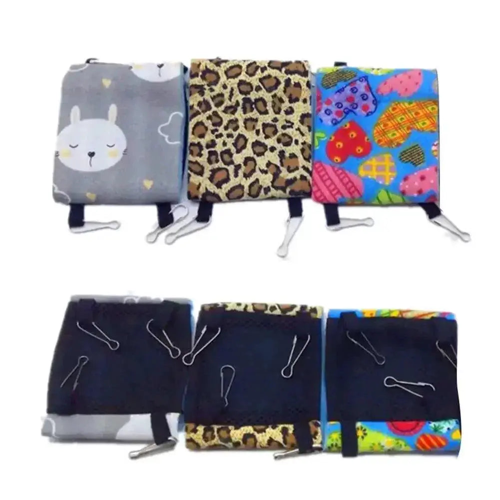 Hamster Double Layer Hammock Hanging Bed Cozy Mesh Spot