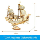 Robotime 3D Boat Puzzle for Kids Skills
