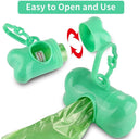 Pet Waste Bags: Biodegradable Dog Poop Bags with Leash Clip