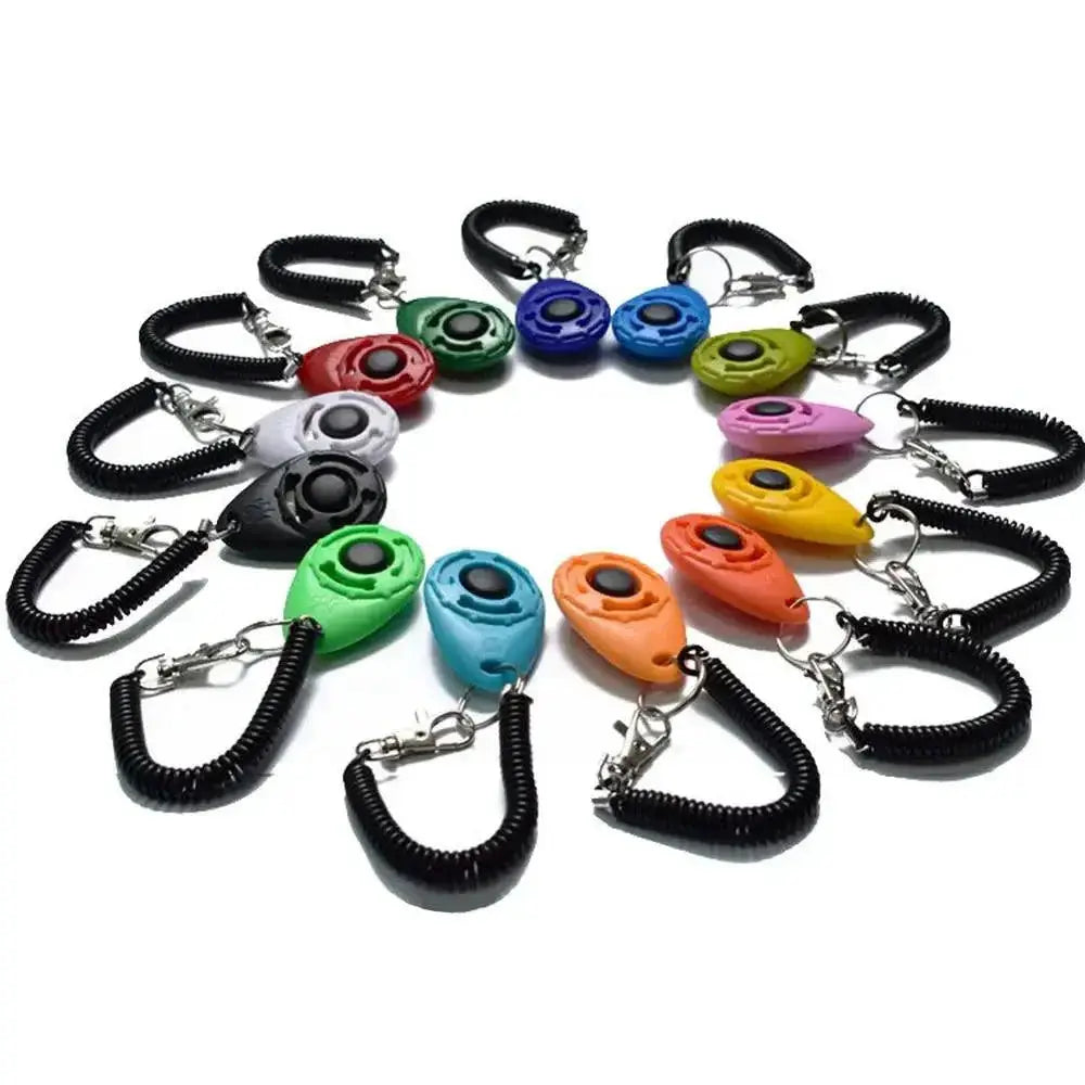 Pet Training Clicker Aid For Dogs And Cats With Strap