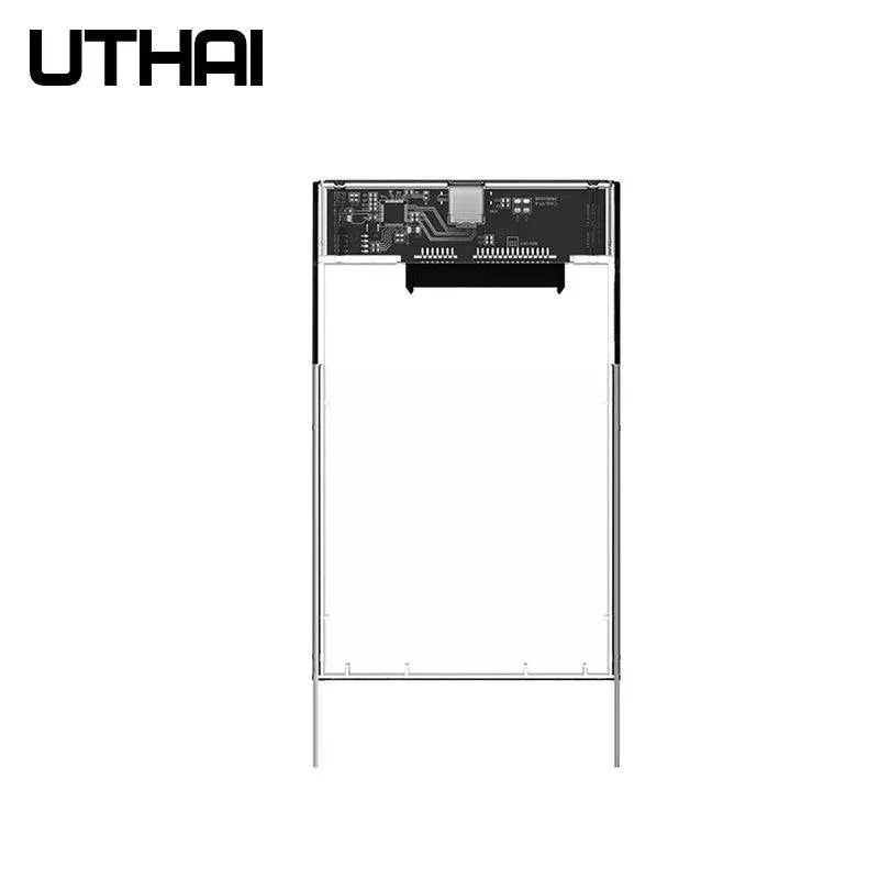 UTHAI Transparent Portable HDD Enclosure For Data Transfer