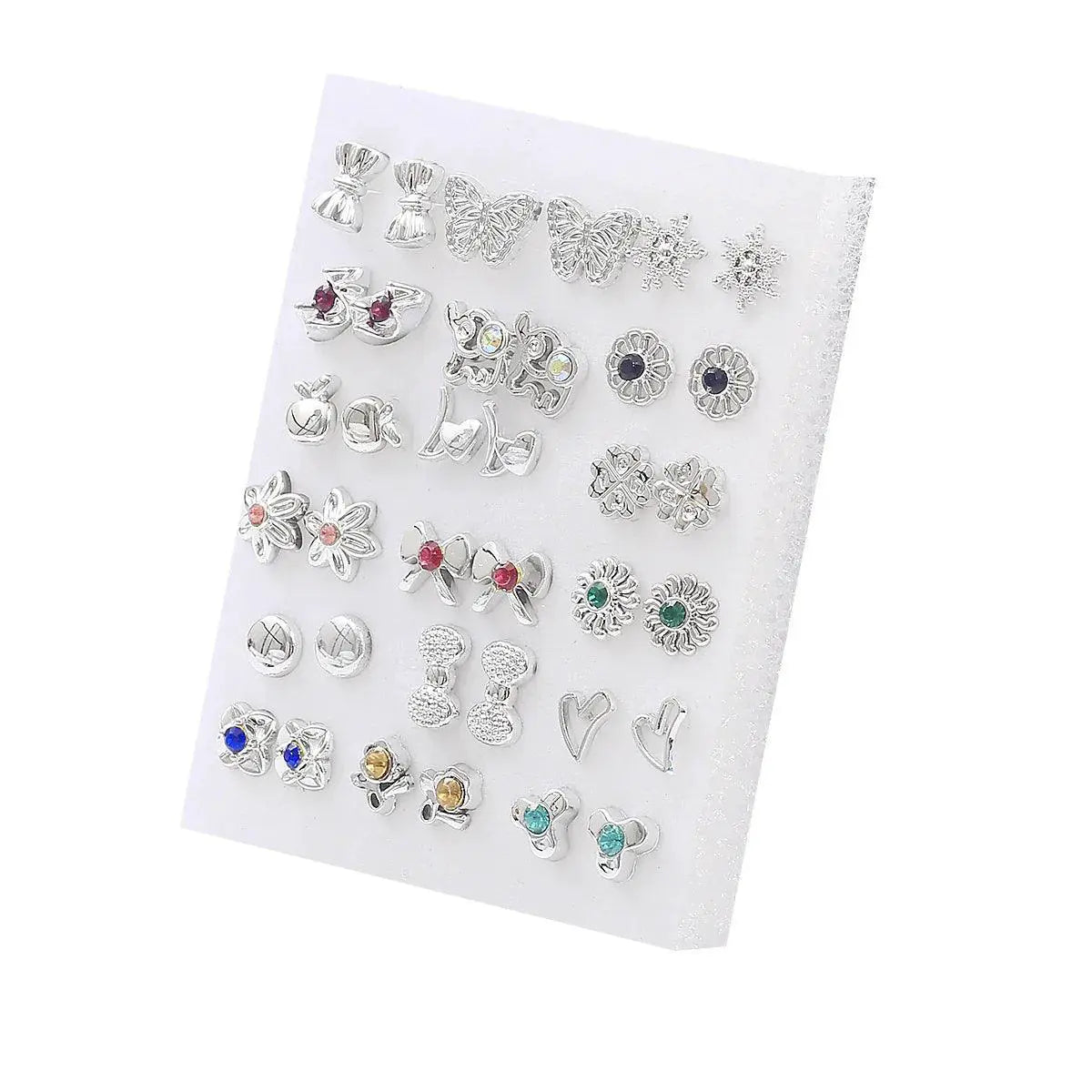 Crystal Stud Earrings for Women Shine — 20