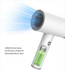 Rechargeable Hair Dryer Cordless Hot Cold Wind Design