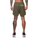 Summer Running Shorts Men 2 in 1 Quick Dry Gym Shorts