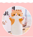 1pc 50-130CM Long Animal Cat Plush Toys Pillows for Comfort