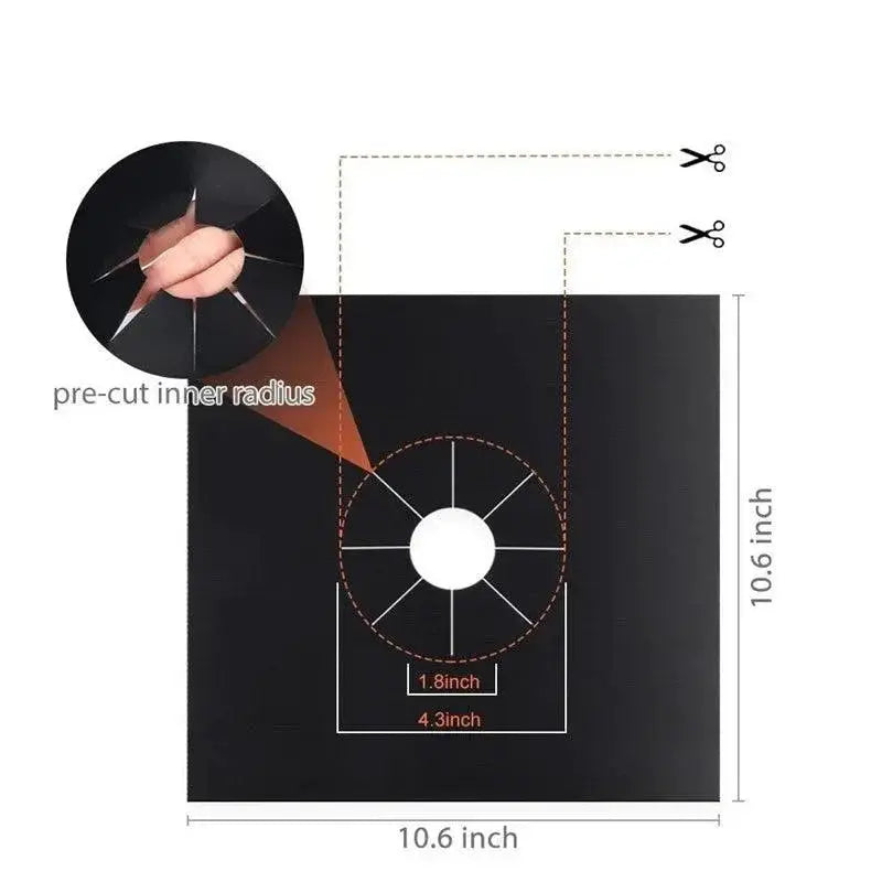 Gas Stove Protector Liners Nonstick Reusable Cooktop Mats