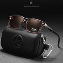 Polarized Square Sunglasses for Men and Women TR90 Frame