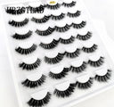 3D Mink Fluffy Eyelashes Variety Pack for Eye Looks