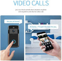 HD Video Doorbell With Night Vision Motion Alerts 1080P See Who Arrives Clearly