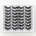 Ultimate 3D Mink False Eyelashes Variety Pack Fluffy Natural