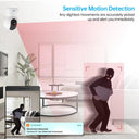 KERUI Smart WiFi Security Camera 360 Degree Motion Tracking