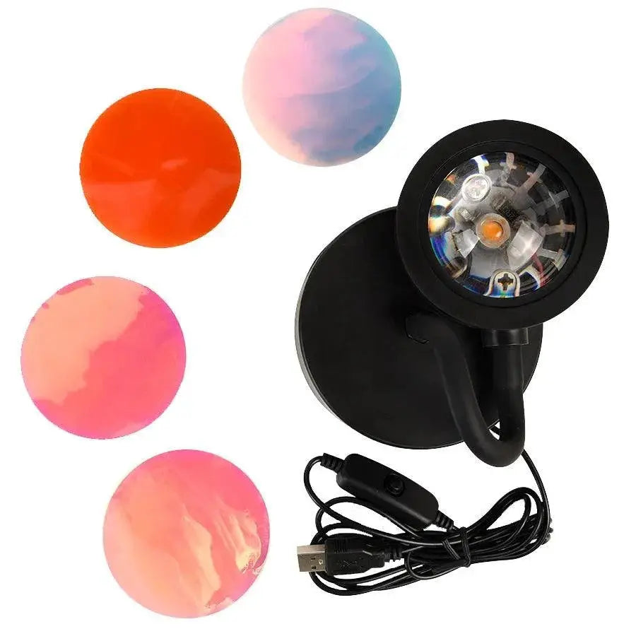 Sunset USB Lamp Creates Cozy Atmosphere With LED Projection