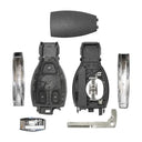 Durable 3-Button Mercedes Key Shell Pro