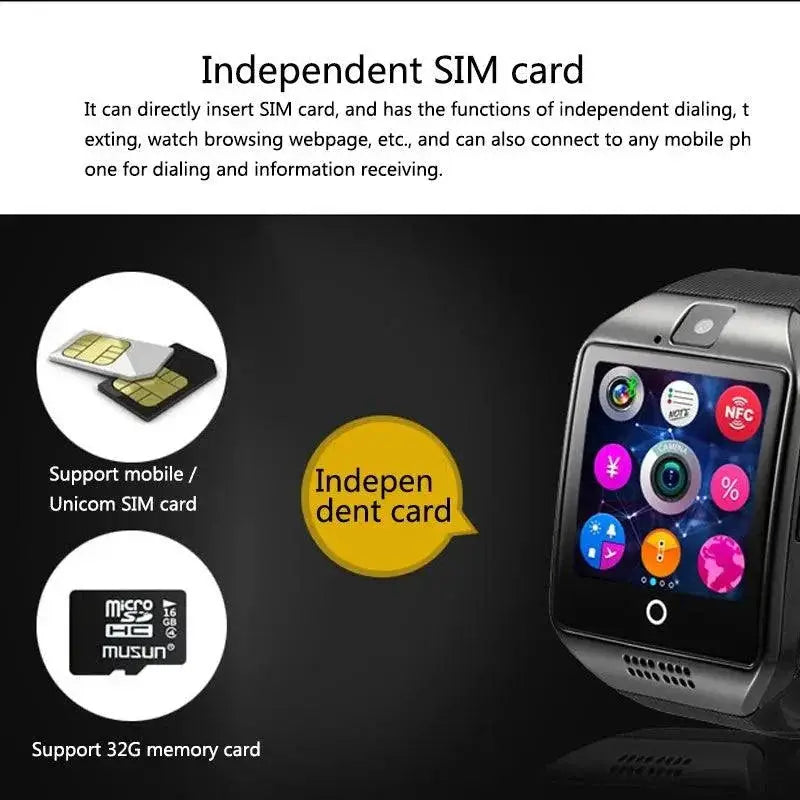 Q18 Smartwatch Ultimate Connectivity Companion On Wrist