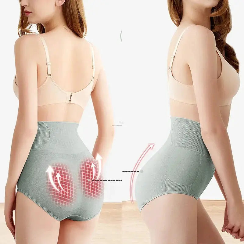 Seamless High Waist Shapewear Panties Women Tummy Control