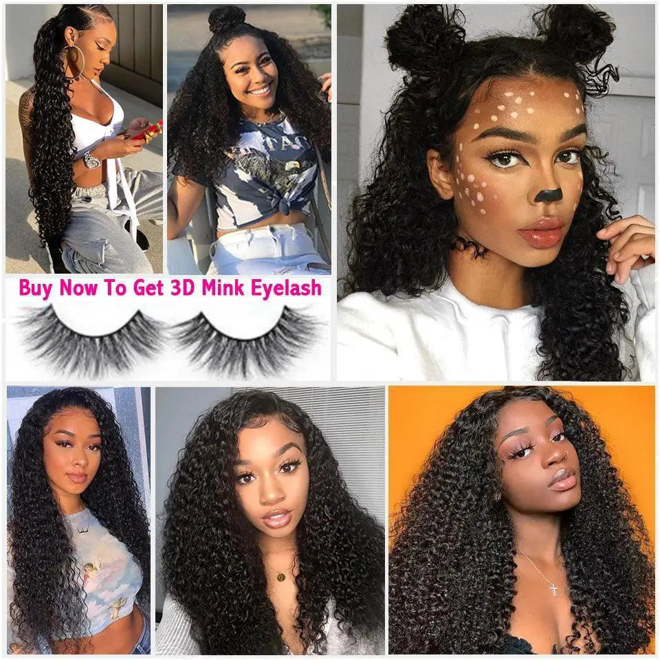 Ali Annabelle Brazilian Curly Hair Bundles Remy Weave