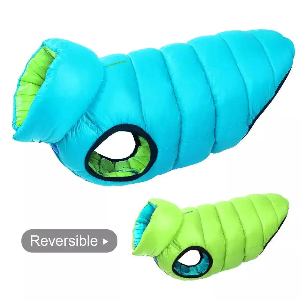 Winter Warm Reversible Dog Jacket Coat Waterproof Vest