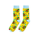 Playful Avocado & Sushi Animal Socks - Happy Cotton Blend