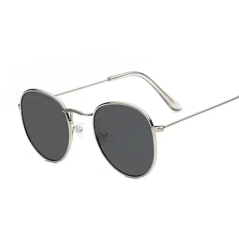 Retro Round Mirror Sunglasses For Men Vintage UV400 Eyewear
