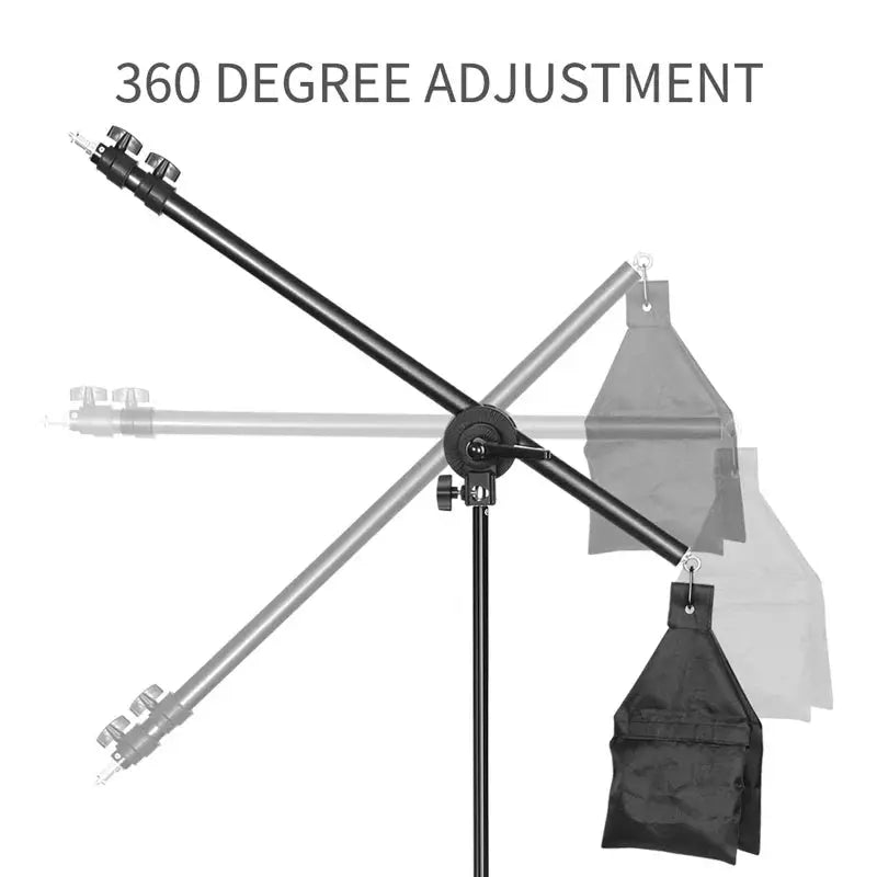 Studio Photo Telescopic Boom Arm Light Stand With Sandbag