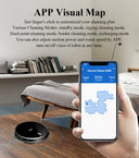 ABIR G20S Robot Vacuum Cleaner Map Memory 6000Pa Suction