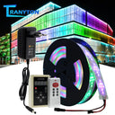 Vivid RGB Dream Color Changeable LED Strip 5M 5050 With RF Remote Controller