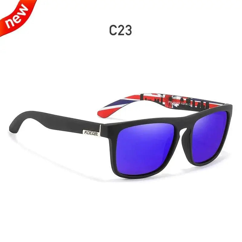 KDEAM Polarized Sunglasses For Men Classic Square Frame