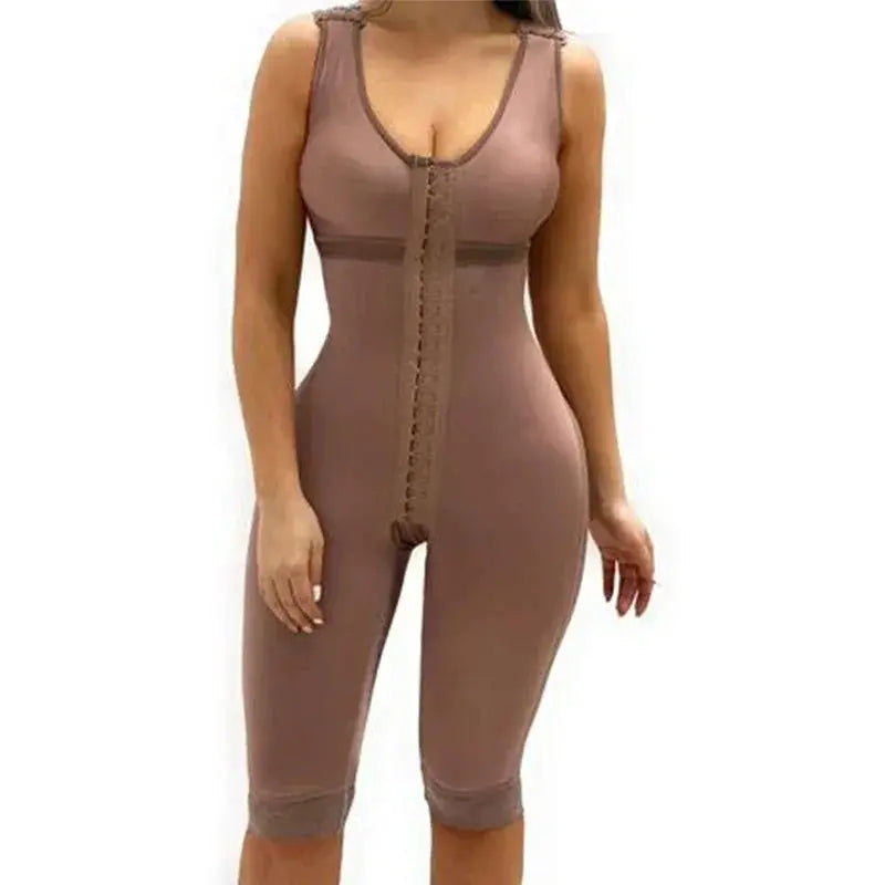 Sleeveless Knee Length Butt Lifting Shapewear for Women