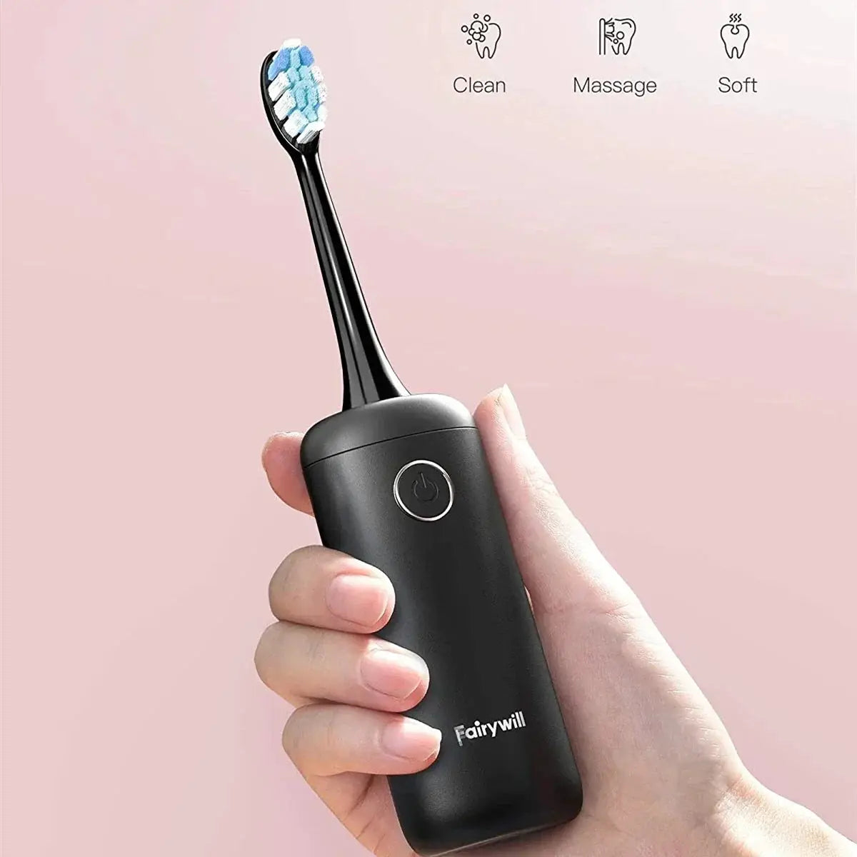 Fairywill Sonic Electric Toothbrush Smart Timer Waterproof
