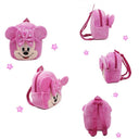 Disney Mickey Stitch Plush Backpack for Kids Mini Bag