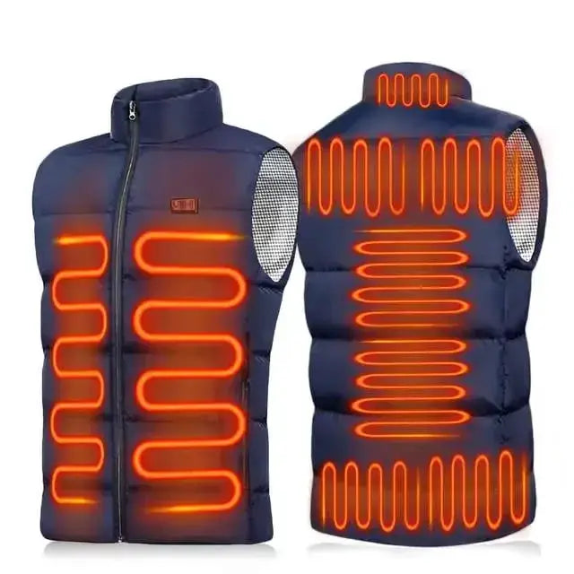 9 Zone Electric Heated Jacket for Men and Women Outdoor