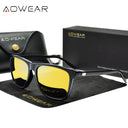 Men's Polarized Night Vision Driving Glasses AOWEAR