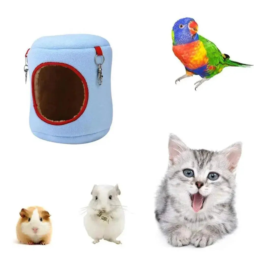 Bird Nest Parrot Hammock Warm Cotton Pet Bed Cozy House