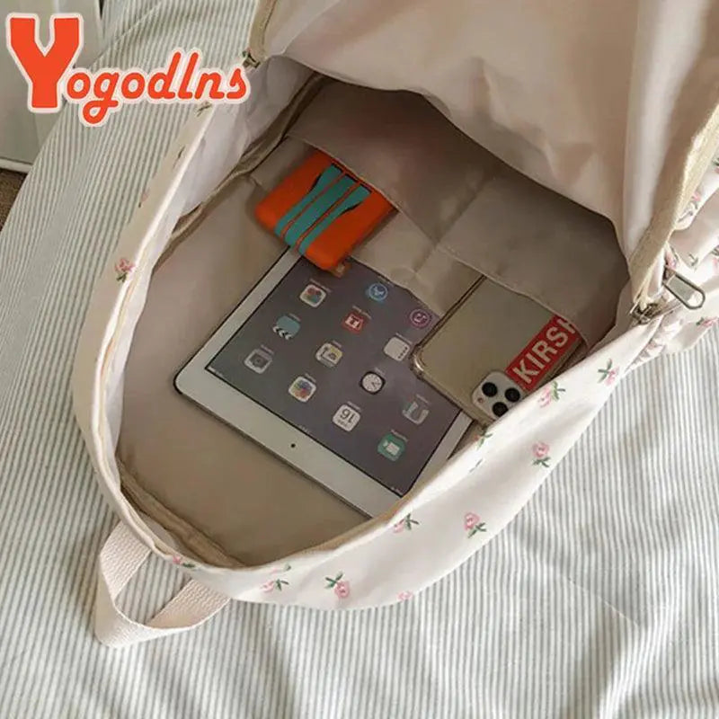 Stylish Waterproof Floral Backpack For Women And Teens