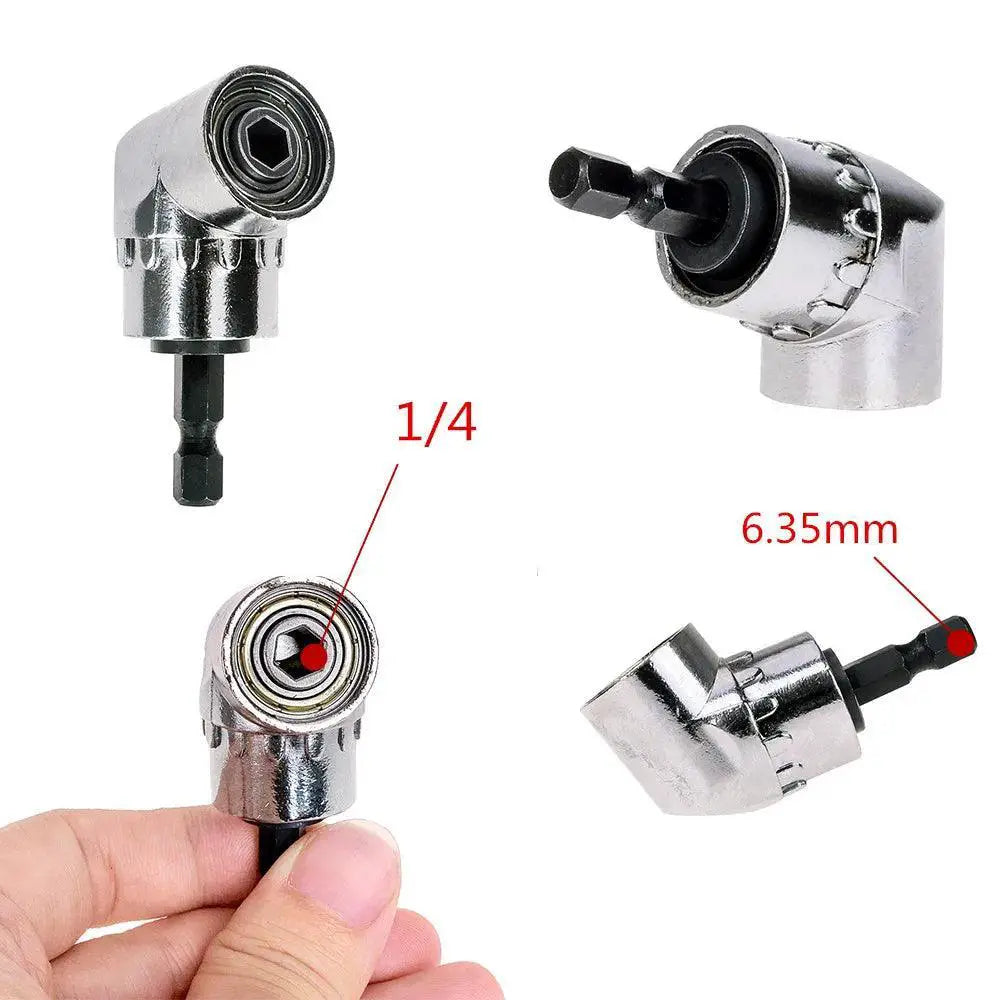105 Degree Right Angle Drill Adapter Flexible Shaft Bit