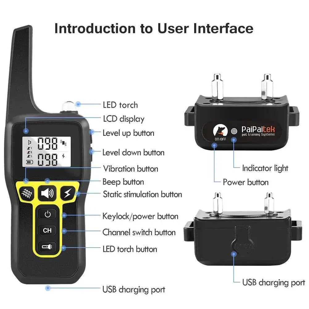 Dog Training Collar for Bark Control and Behavior Correction