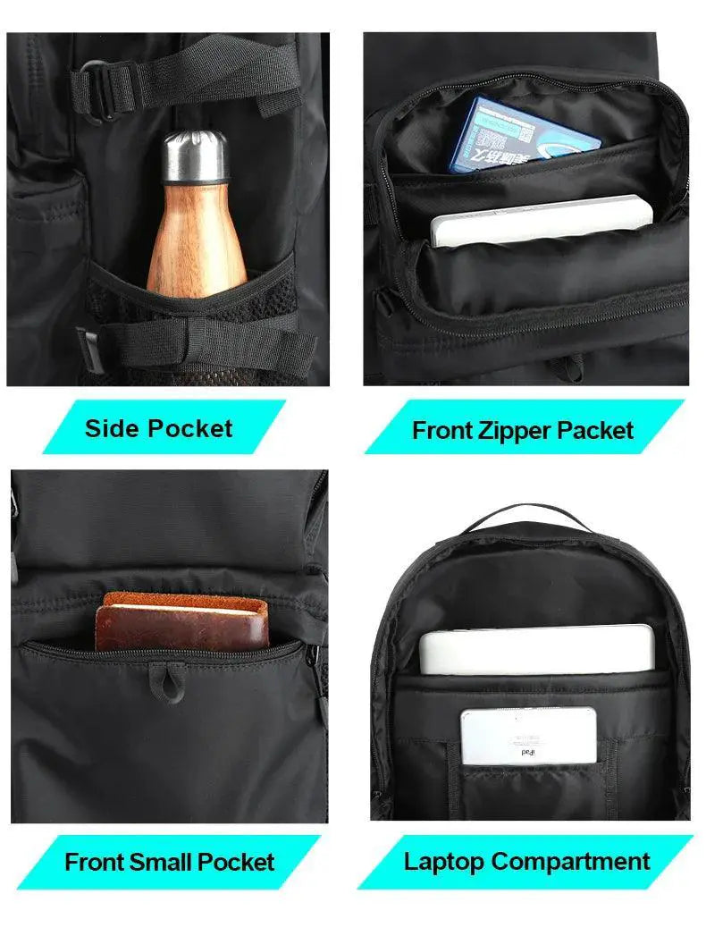 Large Capacity Mens Laptop Backpack For 17 Inch Laptops