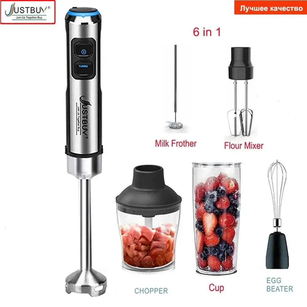 Led Factory Price 1500W 6 In 1 Electric Stick Blender