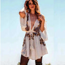 Boho Chic Embroidered Dress V-Neck Summer Fashion Statement