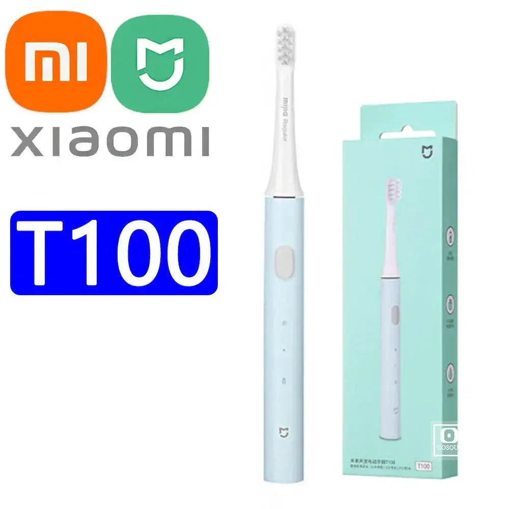 T100 Electric Toothbrush Sonic Heads USB Rechargeable