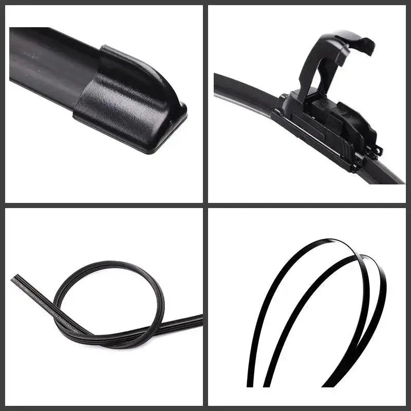 Universal Soft Rubber Frameless Wiper Blades Easy Install