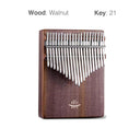 21/17 Key Kalimba Acacia Walnut Curly Figure Keyboard