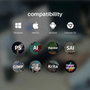 Huion H580X Portable Graphics Tablet