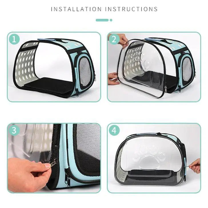 Cat Space Capsule Transparent Pet Carrier Backpack