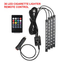 Car RGB Ambient Lights LED Strips 8 Colors Off Road SUV