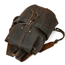 Vintage Leather Laptop Backpack For Men