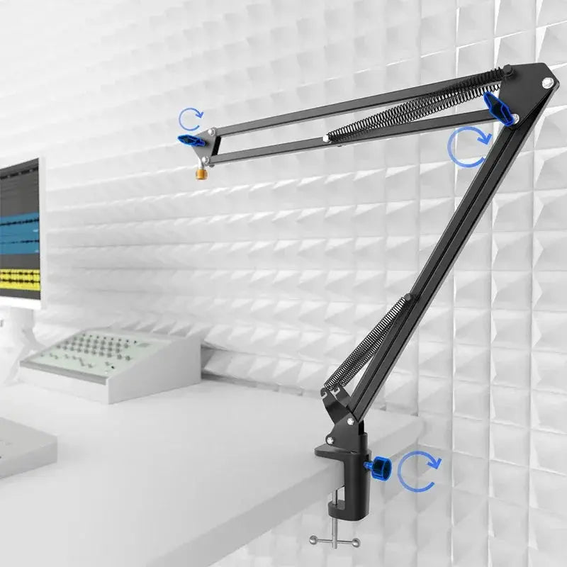 Adjustable Microphone Suspension Boom Arm Desk Stand